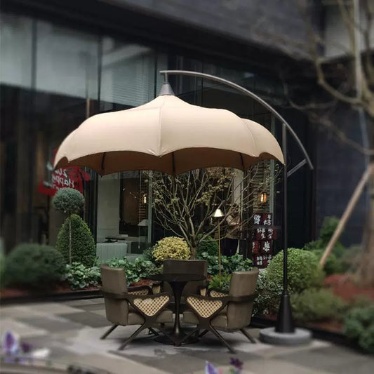 Villa Garden Cafe Restaurant Arc Type Outdoor Roman Umbrella